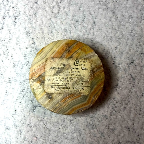 Decorative Onyx Egg With Stand - Picture 5 of 5